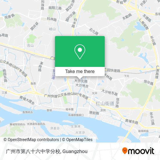 广州市第八十六中学分校 map