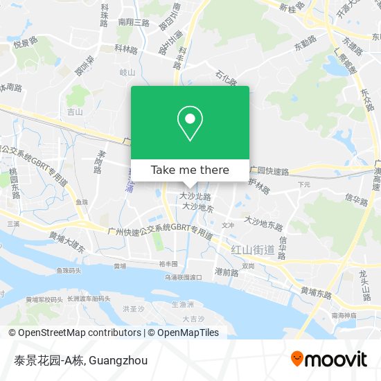 泰景花园-A栋 map
