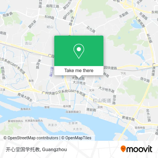 开心堂国学托教 map