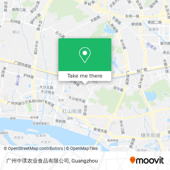 广州中璞农业食品有限公司 map