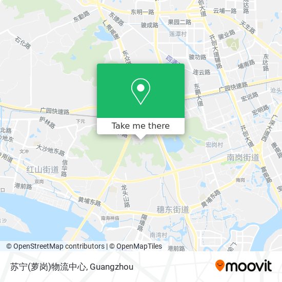苏宁(萝岗)物流中心 map