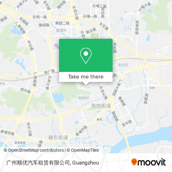广州顺优汽车租赁有限公司 map