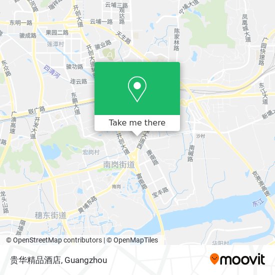 贵华精品酒店 map