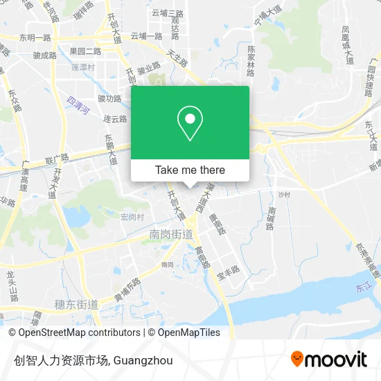 创智人力资源市场 map