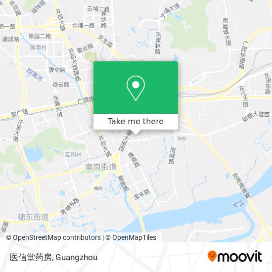 医信堂药房 map