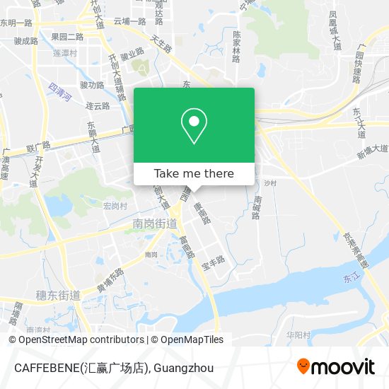 CAFFEBENE(汇赢广场店) map