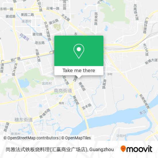 尚雅法式铁板烧料理(汇赢商业广场店) map