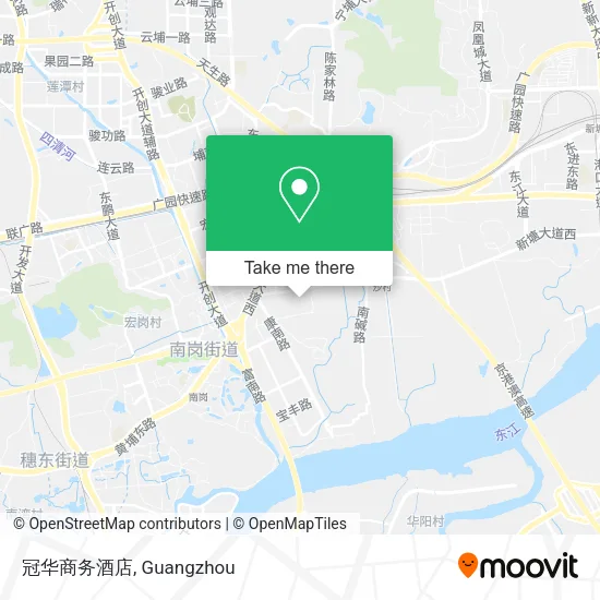 冠华商务酒店 map