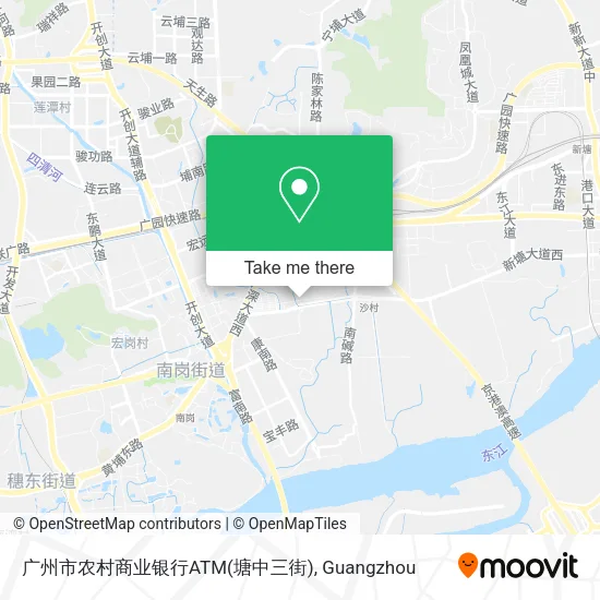 广州市农村商业银行ATM(塘中三街) map