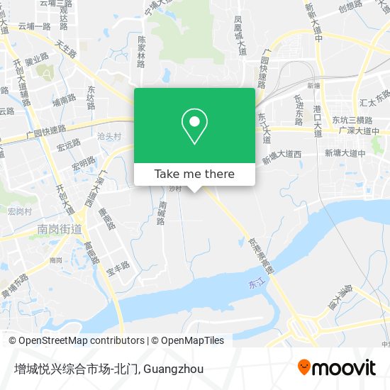 增城悦兴综合市场-北门 map