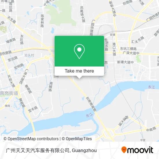 广州天又天汽车服务有限公司 map