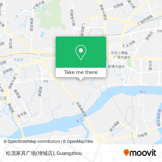 松茂家具广场(增城店) map