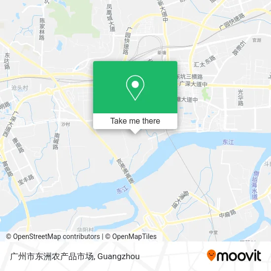 广州市东洲农产品市场 map