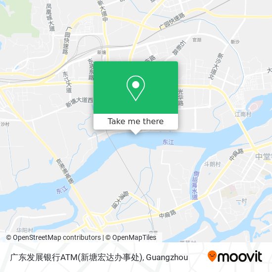 广东发展银行ATM(新塘宏达办事处) map