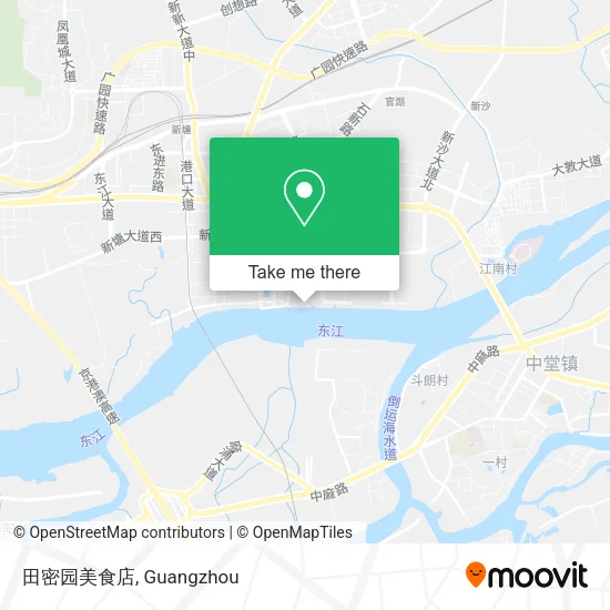 田密园美食店 map