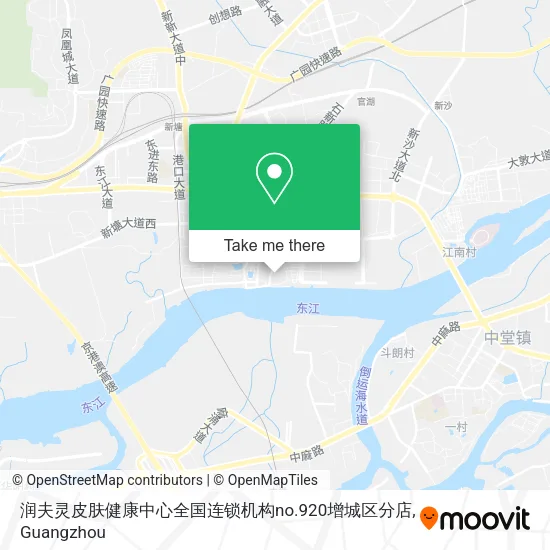润夫灵皮肤健康中心全国连锁机构no.920增城区分店 map