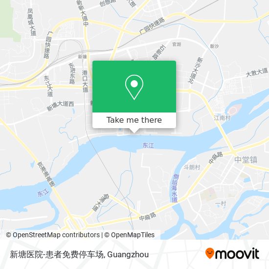 新塘医院-患者免费停车场 map