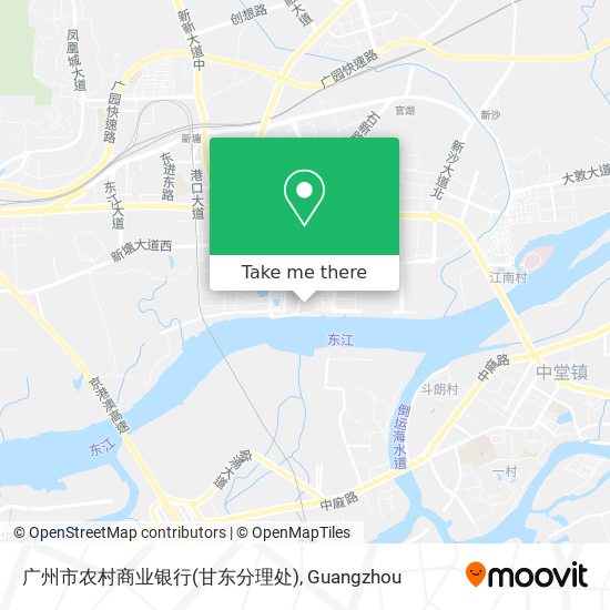 广州市农村商业银行(甘东分理处) map