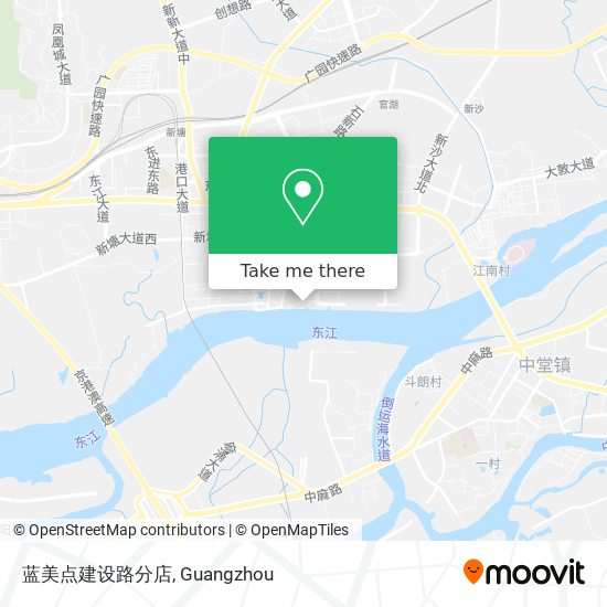 蓝美点建设路分店 map