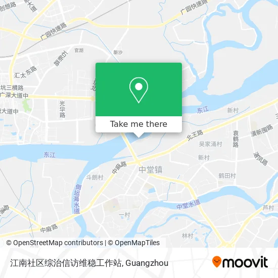 江南社区综治信访维稳工作站 map