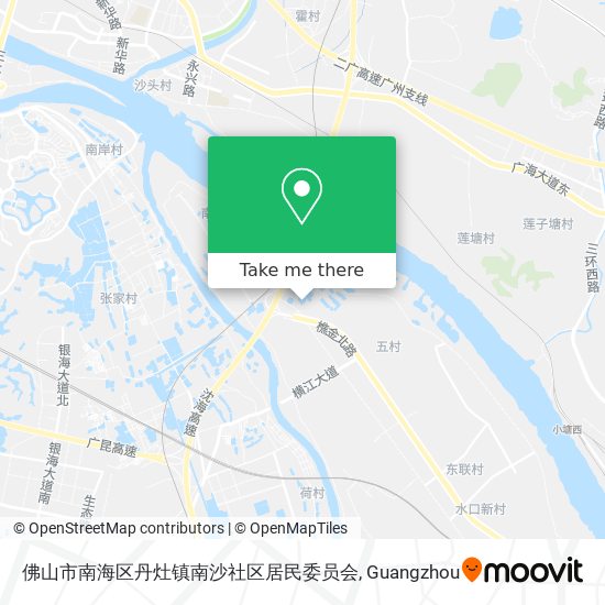佛山市南海区丹灶镇南沙社区居民委员会 map