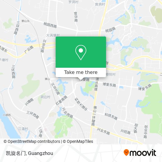 凯旋名门 map