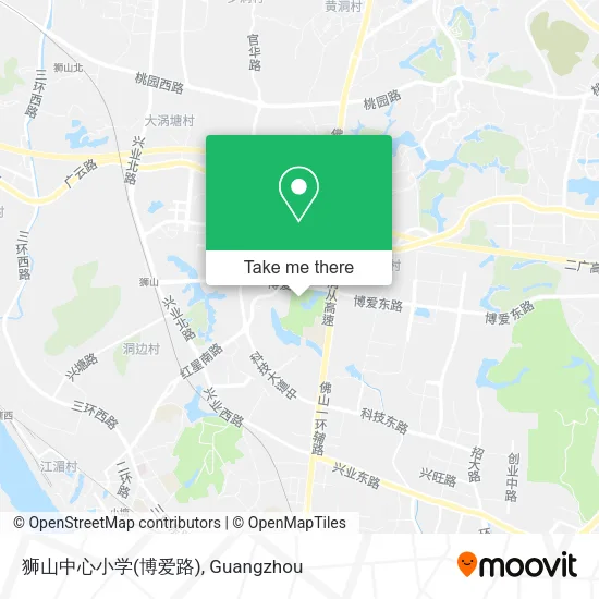 狮山中心小学(博爱路) map