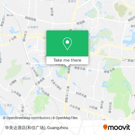 华美达酒店(和信广场) map