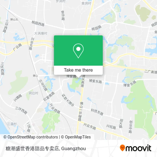 糖潮盛世香港甜品专卖店 map