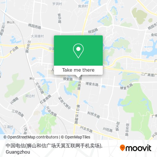 中国电信(狮山和信广场天翼互联网手机卖场) map
