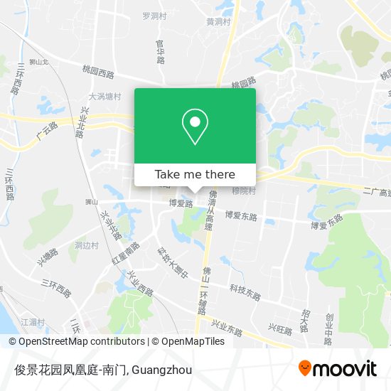 俊景花园凤凰庭-南门 map