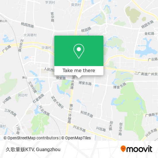 久歌量贩KTV map