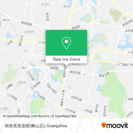 精剪美发连锁(狮山店) map