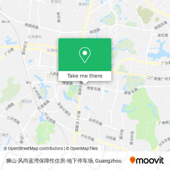 狮山·风尚蓝湾保障性住房-地下停车场 map