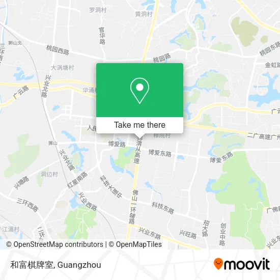 和富棋牌室 map