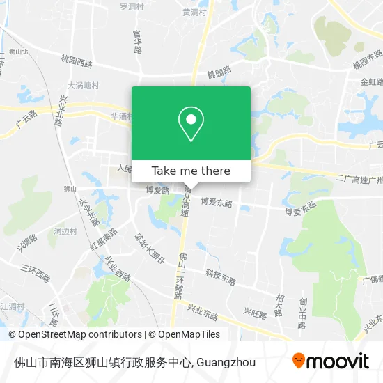 佛山市南海区狮山镇行政服务中心 map