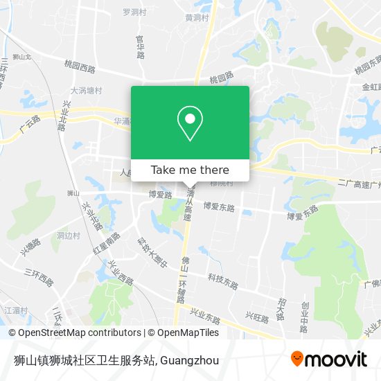 狮山镇狮城社区卫生服务站 map