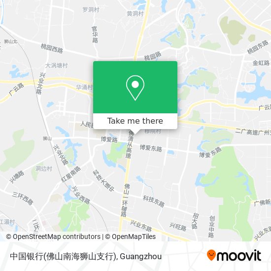 中国银行(佛山南海狮山支行) map