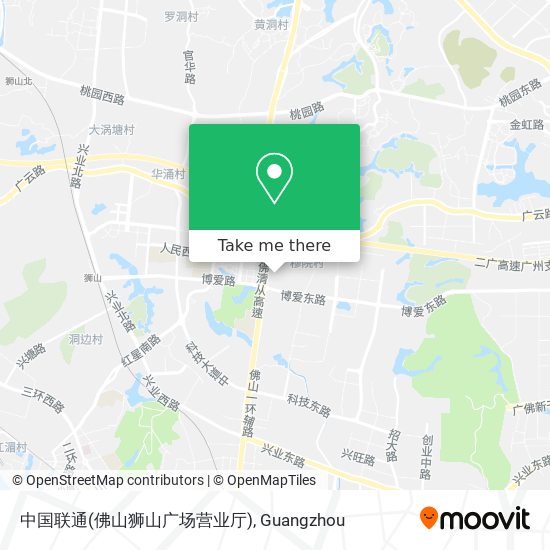 中国联通(佛山狮山广场营业厅) map