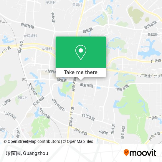 珍菌园 map