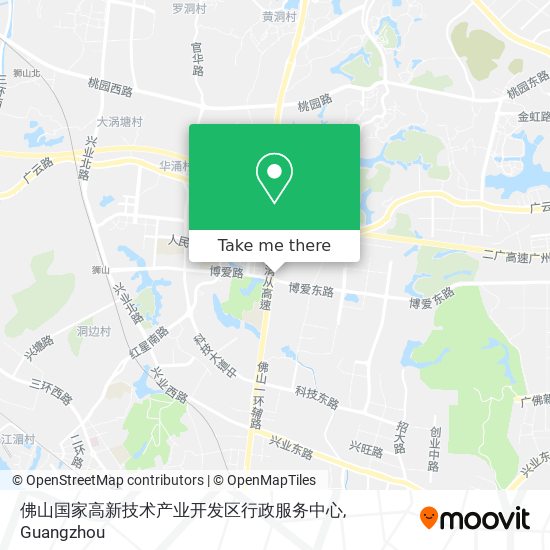 佛山国家高新技术产业开发区行政服务中心 map