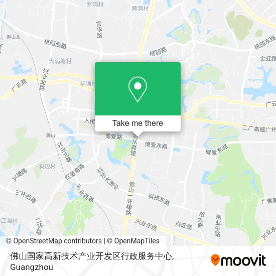 佛山国家高新技术产业开发区行政服务中心 map
