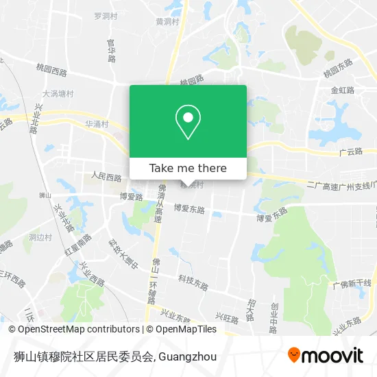 狮山镇穆院社区居民委员会 map