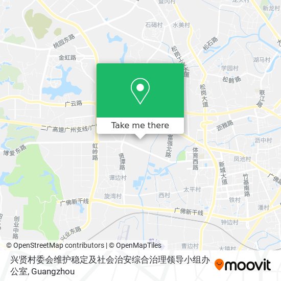 兴贤村委会维护稳定及社会治安综合治理领导小组办公室 map
