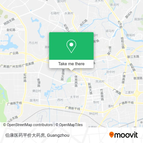 伯康医药平价大药房 map