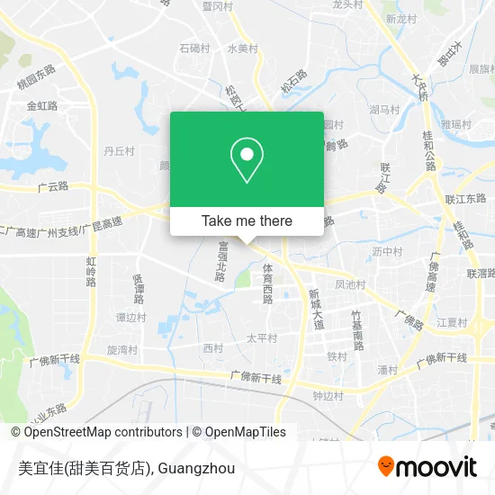 美宜佳(甜美百货店) map