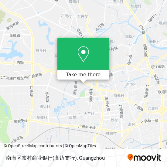 南海区农村商业银行(高边支行) map