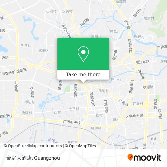 金庭大酒店 map