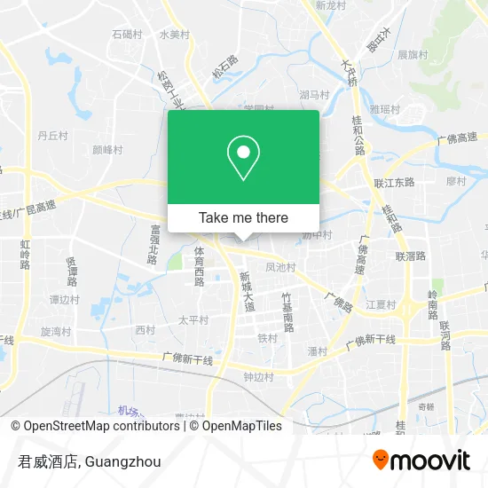 君威酒店 map