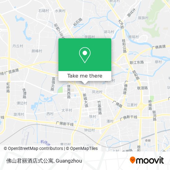 佛山君丽酒店式公寓 map